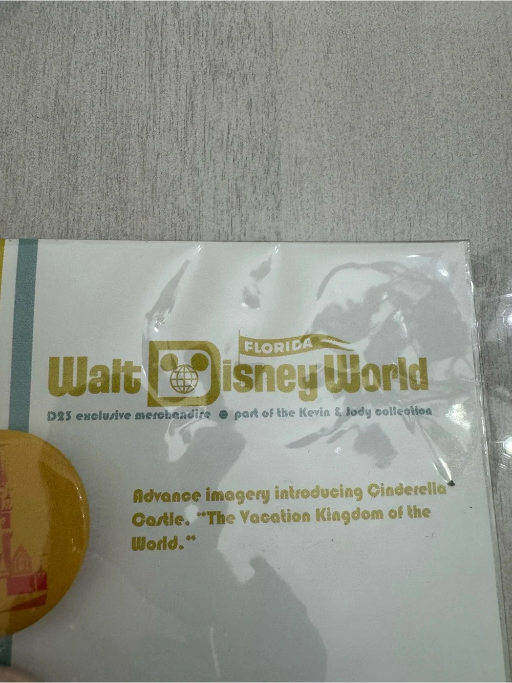 NWT D23 Walt Disney World 40th Anniversary Button Set